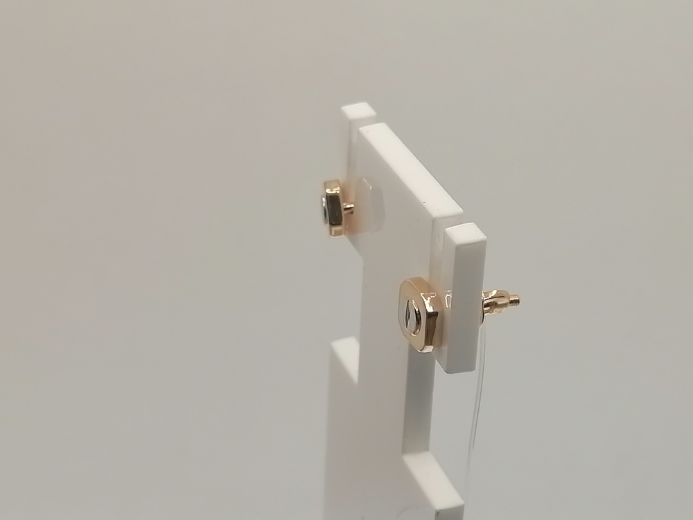 СЕРЬГИ ПУСЕТЫ без камня (Au 585)