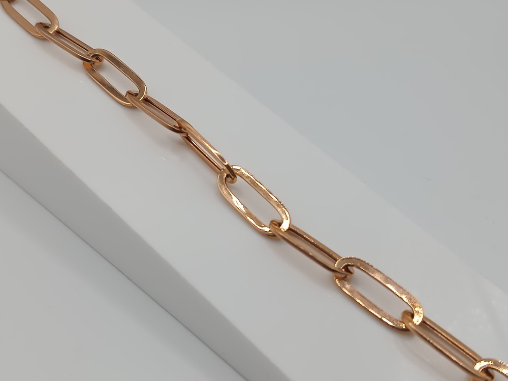 БРАСЛЕТ ПУСТОТЕЛЫЙ Якорное (Au 585)