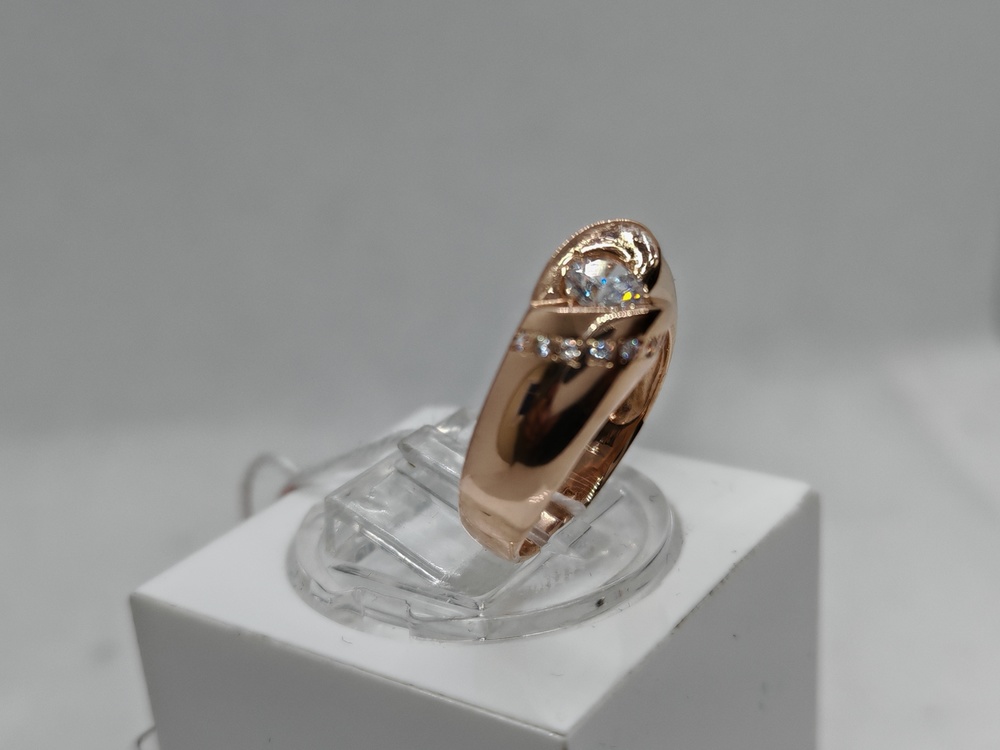 КОЛКМИ585 КОЛЬЦО С КАМНЯМИ (Au 585)