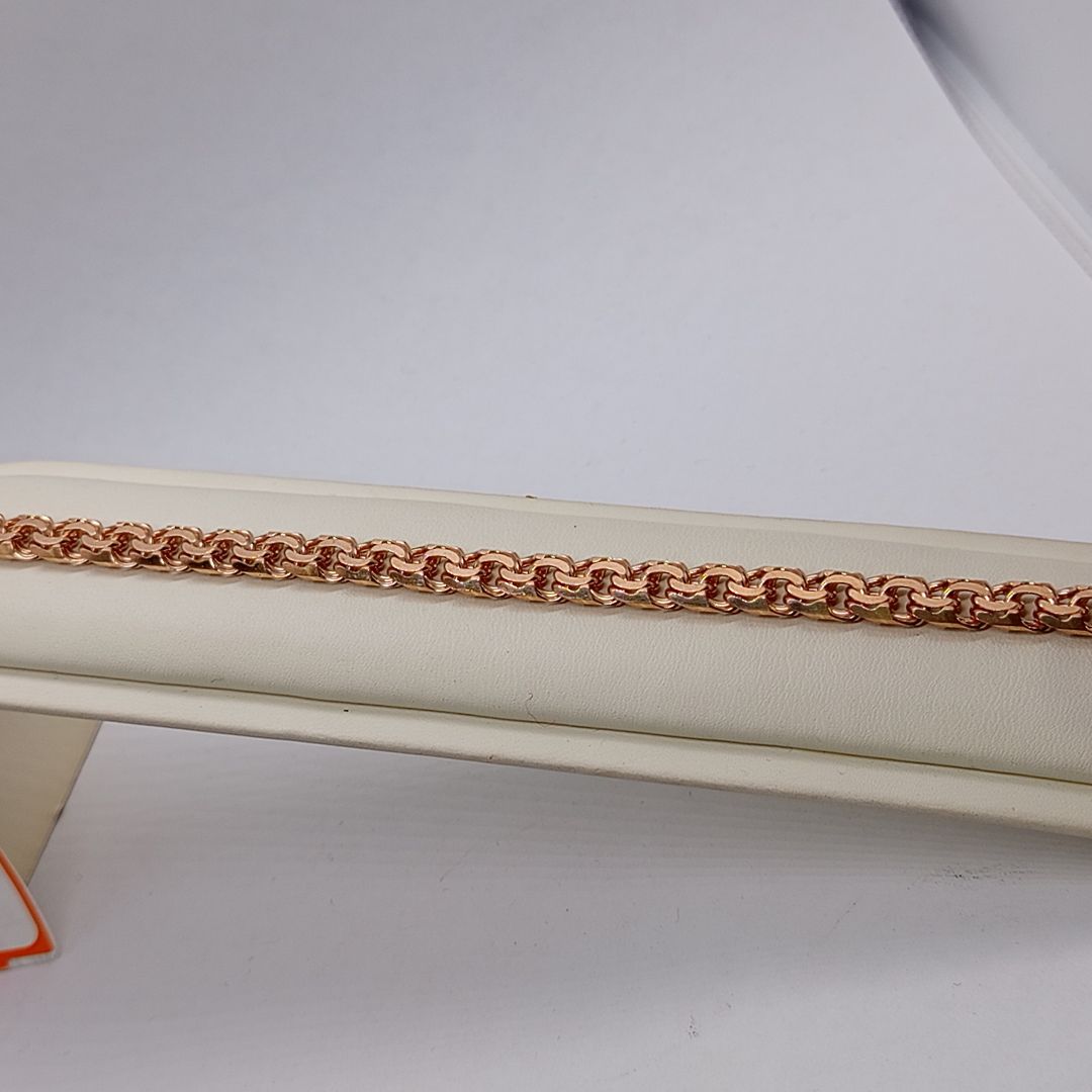 БЛБ585 БРАСЛЕТ ПОЛНОВЕСНЫЙ Бисмарк (Au 585)