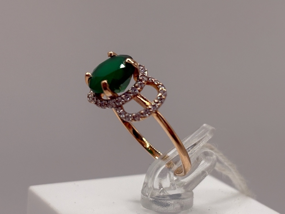 КОЛКМИ585 КОЛЬЦО С КАМНЯМИ (Au 585)