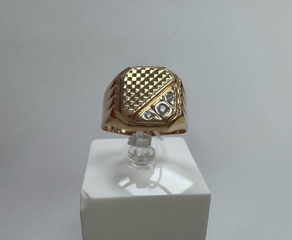 ПЕЧКМИ585 ПЕЧАТКА С КАМНЯМИ (Au 585)