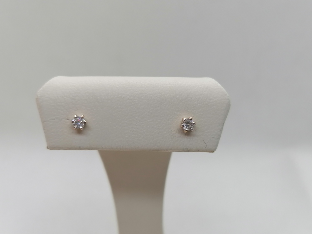 СПУС585 СЕРЬГИ ПУСЕТЫ (Au 585)