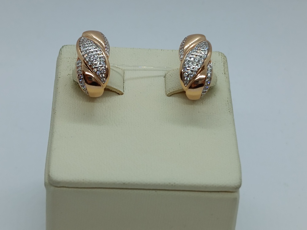 04-52-0823-01 СЕРЬГИ С КАМНЯМИ (Au 585)