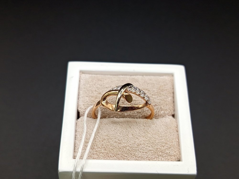 КОЛКМИ585 КОЛЬЦО С КАМНЯМИ (Au 585)