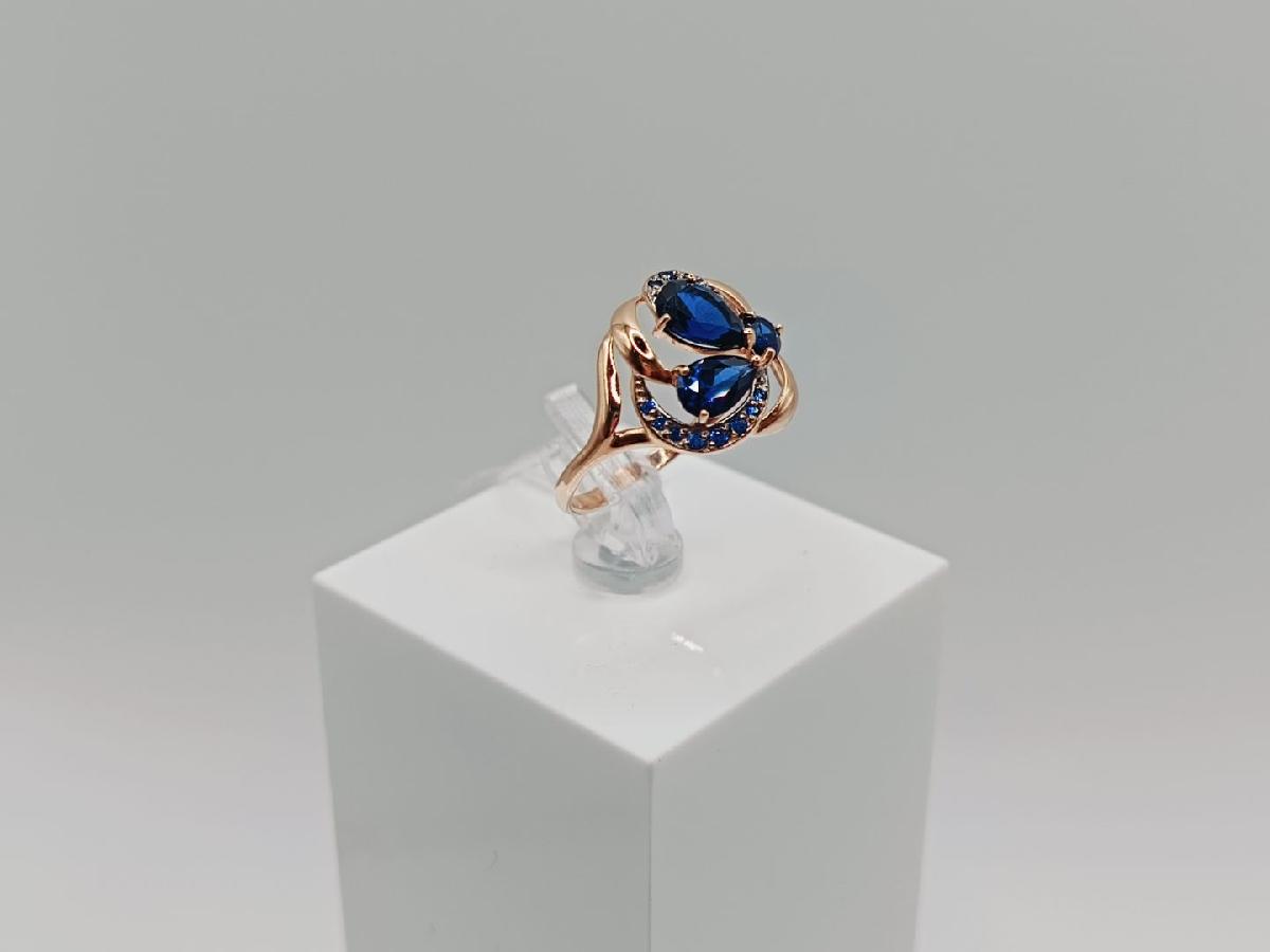 КОЛКМИ585 КОЛЬЦО С КАМНЯМИ (Au 585)