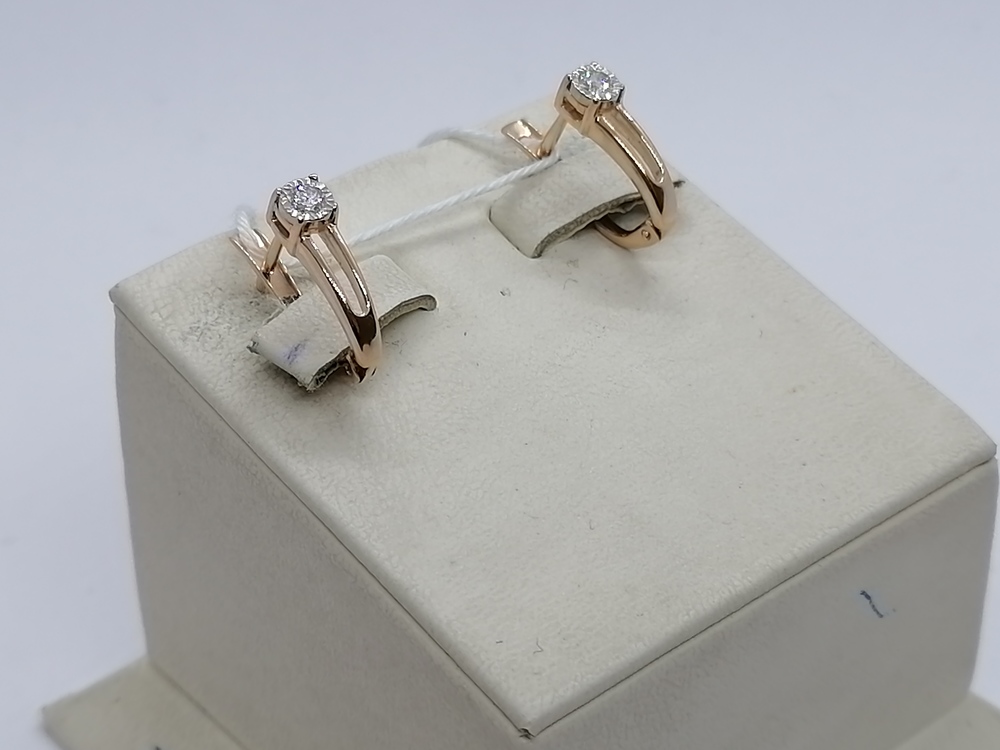 СЕРЬГИ БРИЛЛИАНТ (Au 585)