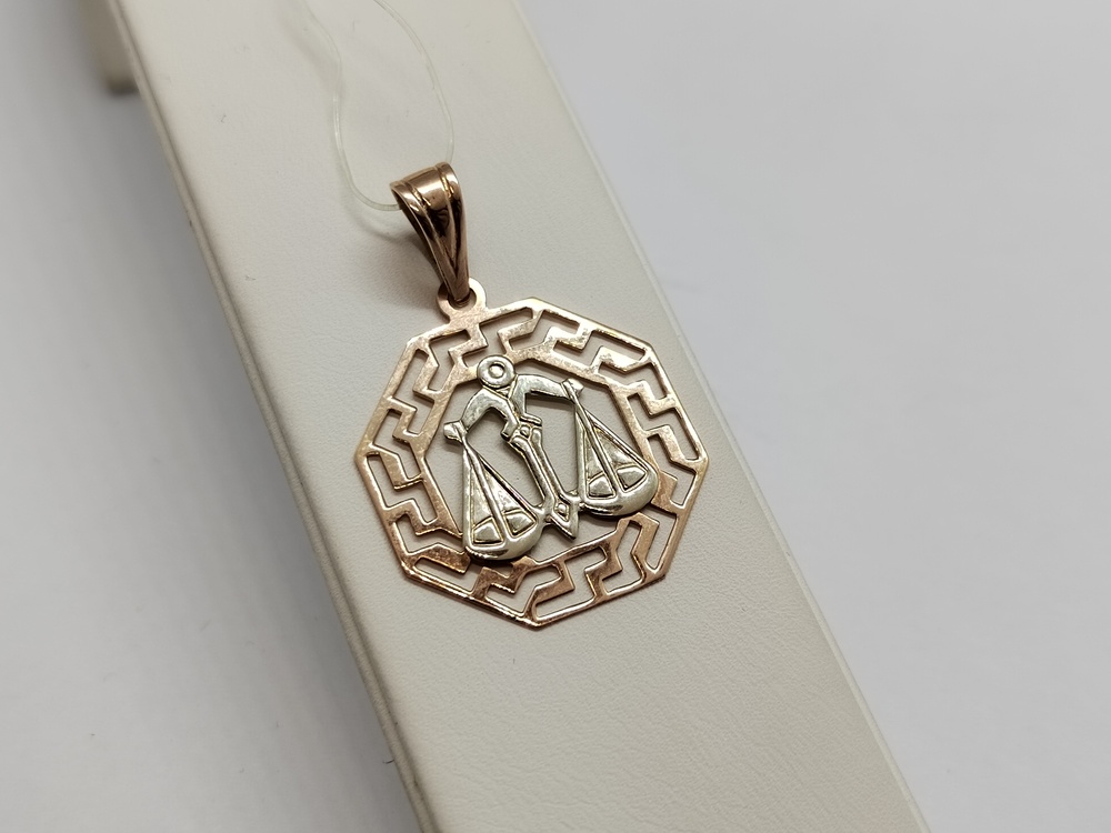 930 ПОДВЕСКА ЗНАК ЗОДИАКА без камня (Au 585) 930 ПОДВЕСКА ЗНАК ЗОДИАКА без камня (Au 585)