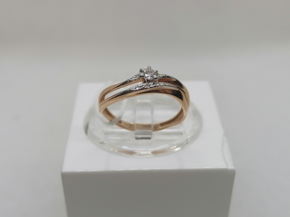 КОЛЬЦО БРИЛЛИАНТ Au 585