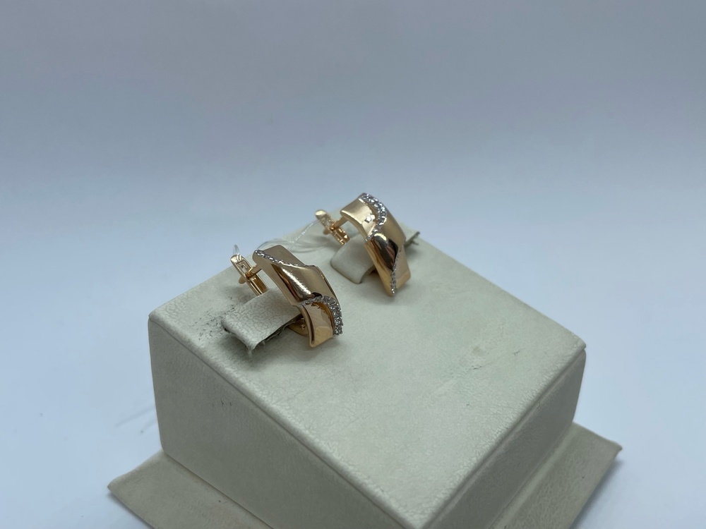 СЕРЬГИ С КАМНЯМИ (Au 585)