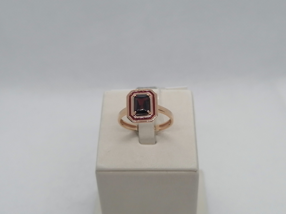 КОЛЬЦО ГРАНАТ (Au 585)