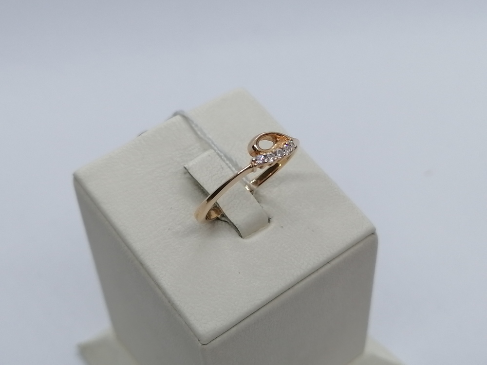 КОЛКМИ585 КОЛЬЦО С КАМНЯМИ (Au 585)