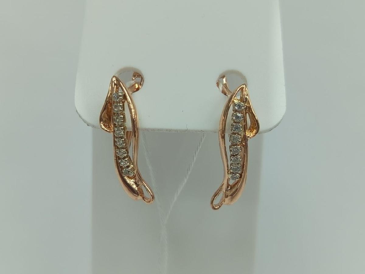 СЕРЬГИ С КАМНЯМИ (Au 585)