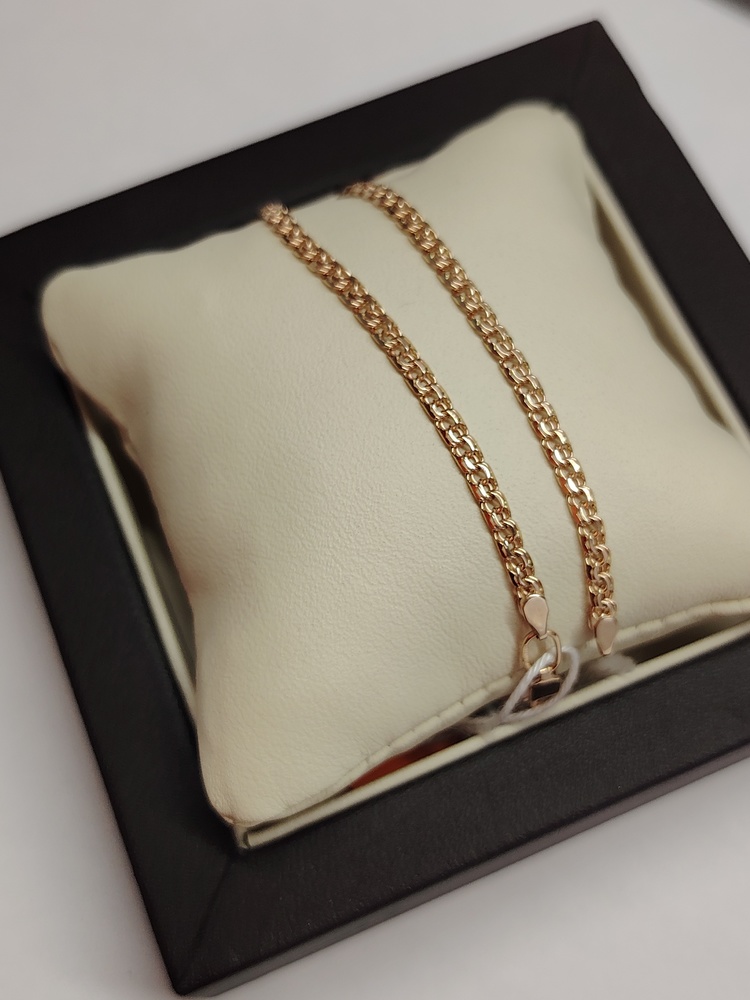 БЛБ585 БРАСЛЕТ ПОЛНОВЕСНЫЙ Бисмарк (Au 585)