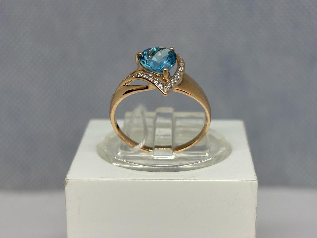 КОЛКМИ585 КОЛЬЦО С КАМНЯМИ (Au 585)