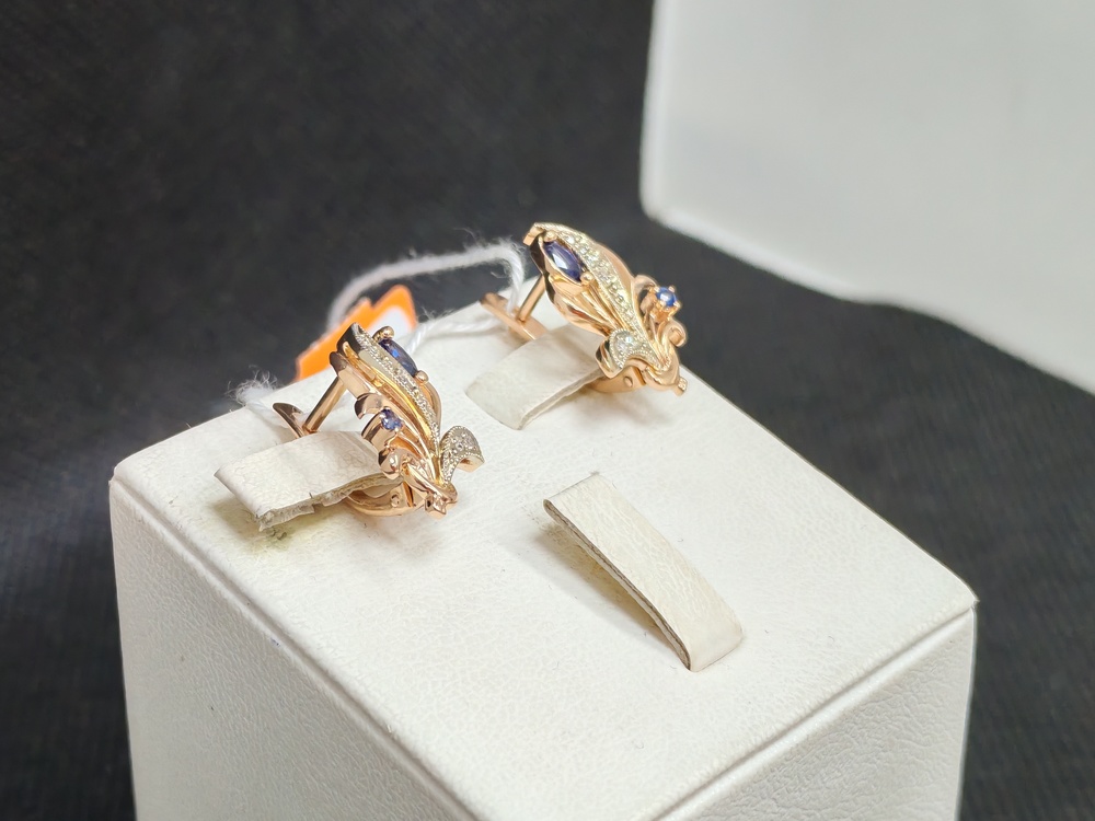 СЕРЬГИ БРИЛЛИАНТ (Au 585)