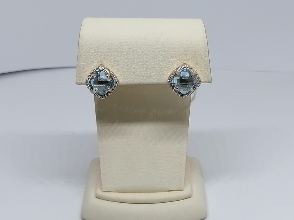 СЕРЬГИ С КАМНЯМИ (Au 585)