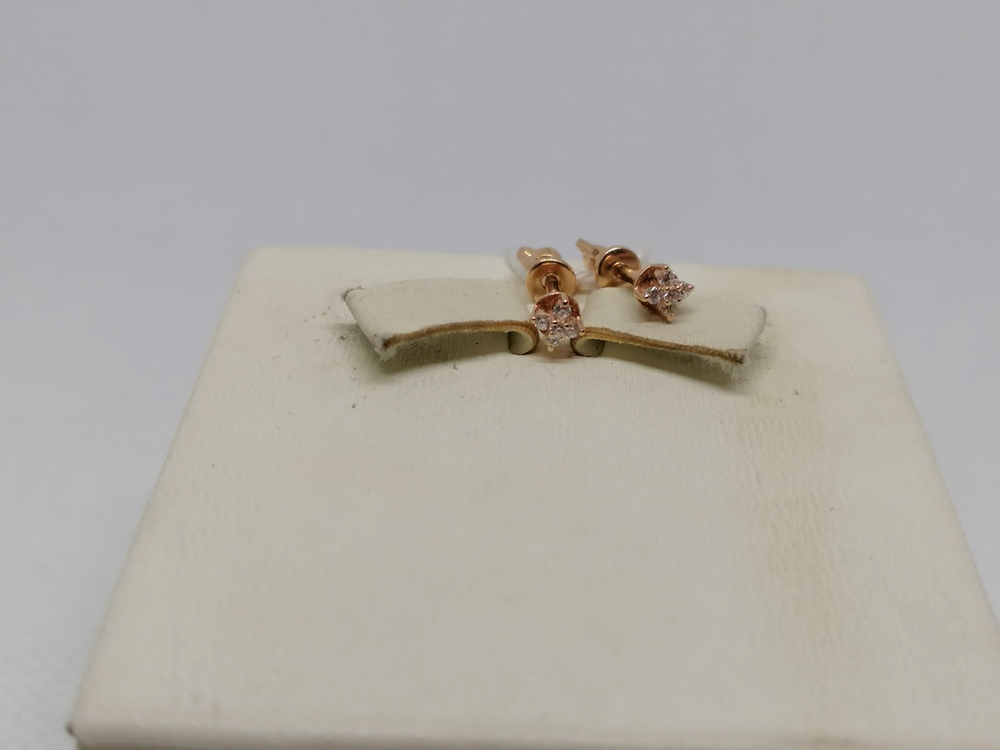 СПУС585 СЕРЬГИ ПУСЕТЫ (Au 585)