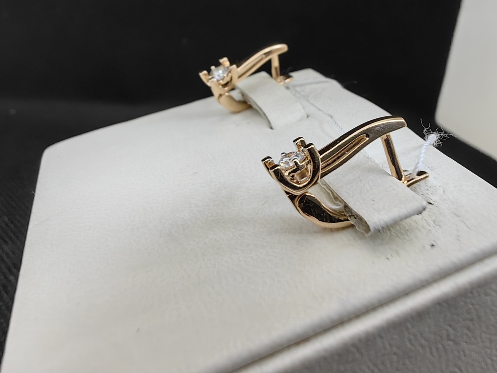 СЕРЬГИ БРИЛЛИАНТ (Au 585)