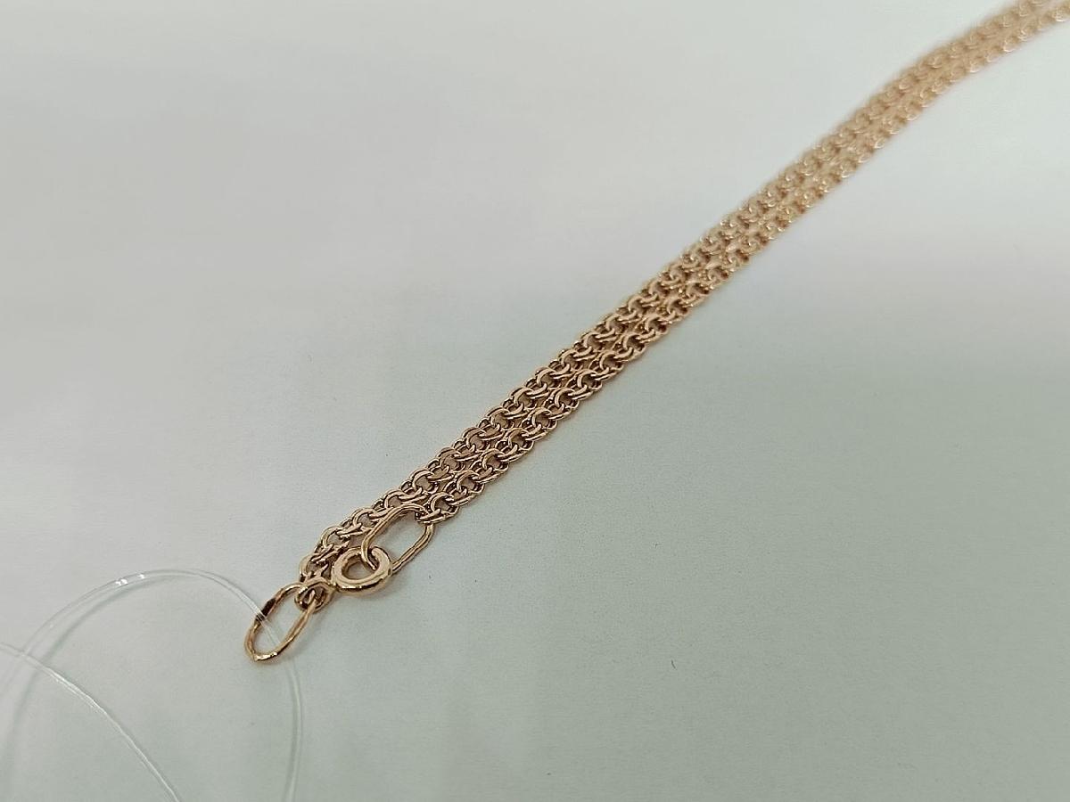 ЦЕПЬ ПУСТОТЕЛАЯ Бисмарк (Au 585)