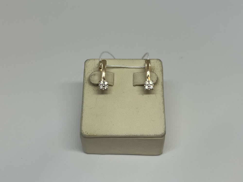 СЕРЬГИ С КАМНЯМИ (Au 585)