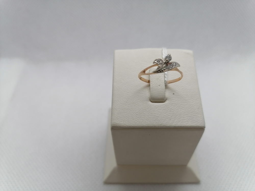 КОЛКМИ585 КОЛЬЦО С КАМНЯМИ (Au 585)