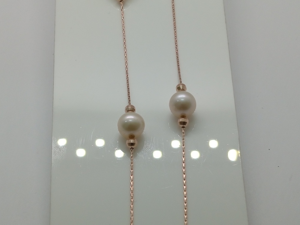 КОЛЬЕ С КАМНЯМИ Au 585