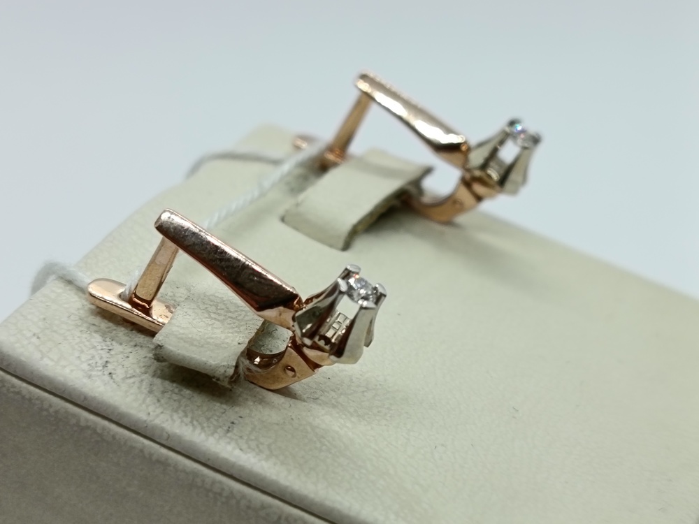 СЕРЬГИ БРИЛЛИАНТ (Au 585)