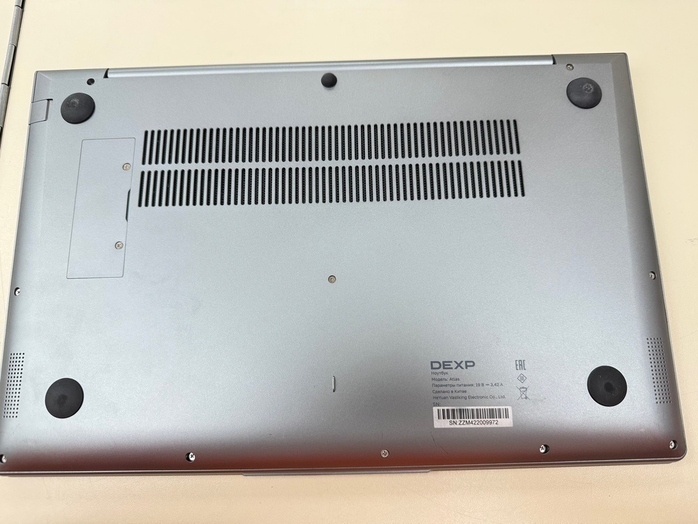 Ноутбук Dexp Atlas A15-A5W402; Ryzen 5 6600H, AMD Radeon (TM) Graphics, 8 Гб, 256 Гб, Нет