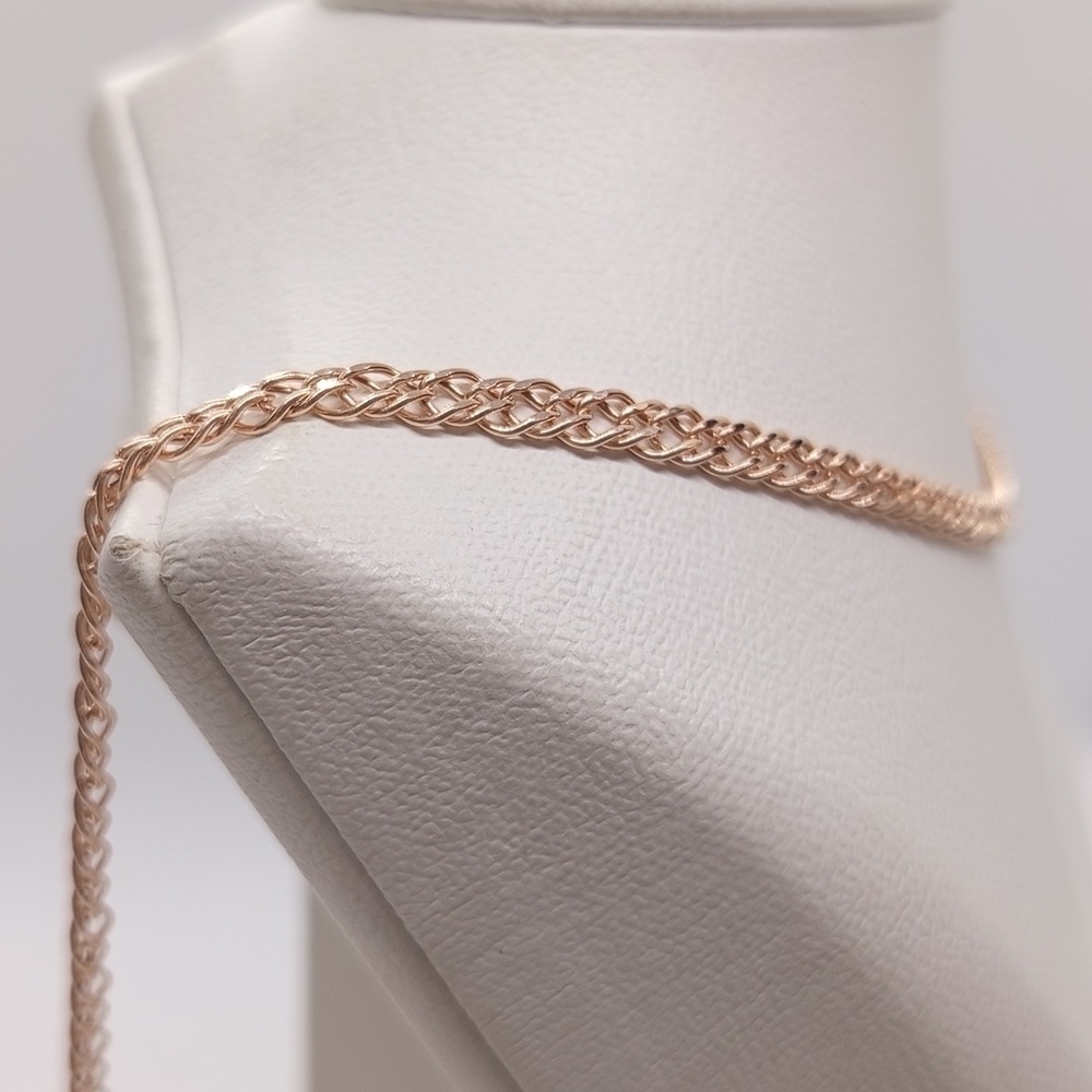 НЦ 12-076ПГ ЦЕПЬ ПУСТОТЕЛАЯ Ромб двойной (Au 585)