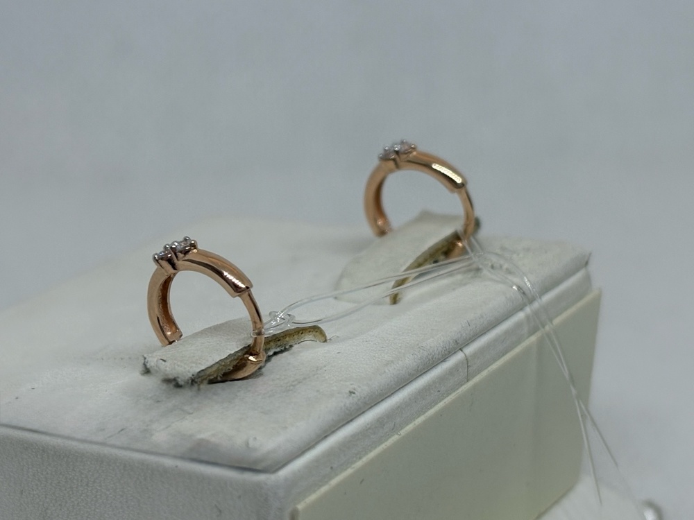 СЕРЬГИ С КАМНЯМИ (Au 585)