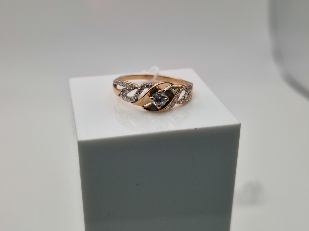 КОЛКМИ585 КОЛЬЦО С КАМНЯМИ (Au 585)