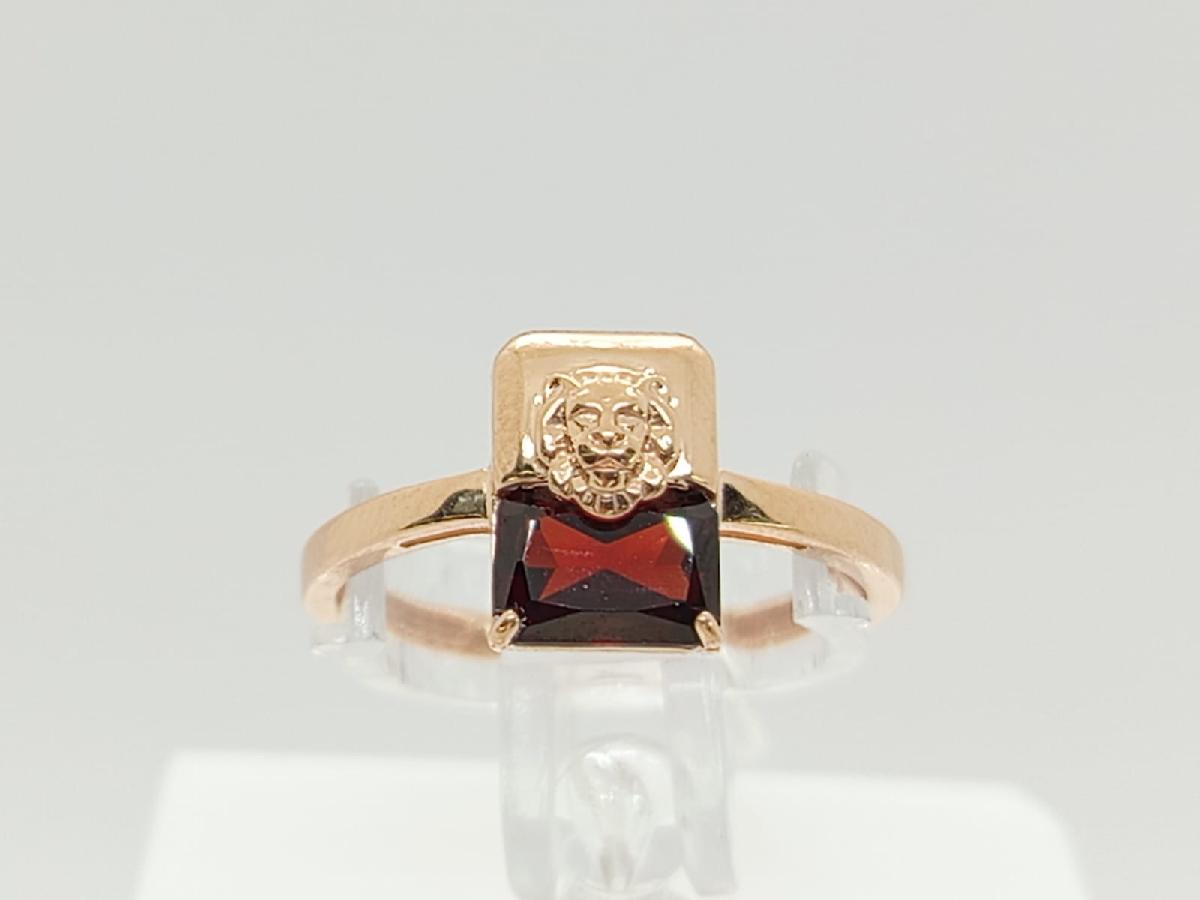 КОЛЬЦО ГРАНАТ (Au 585)