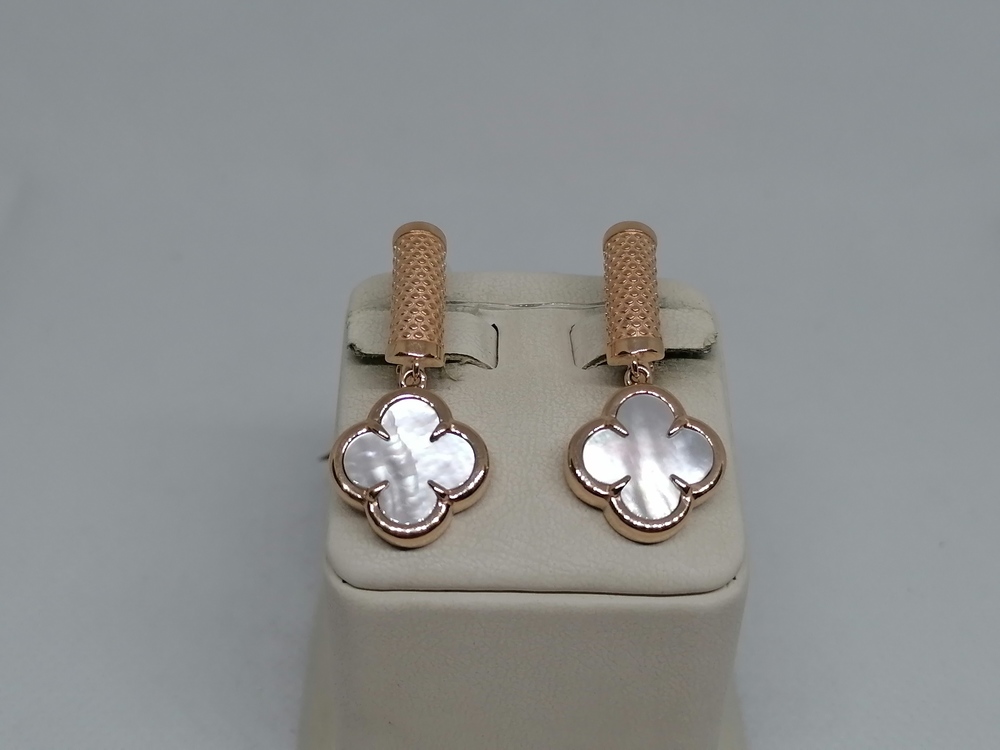 СЕРЬГИ ПЕРЛАМУТР (Au 585)