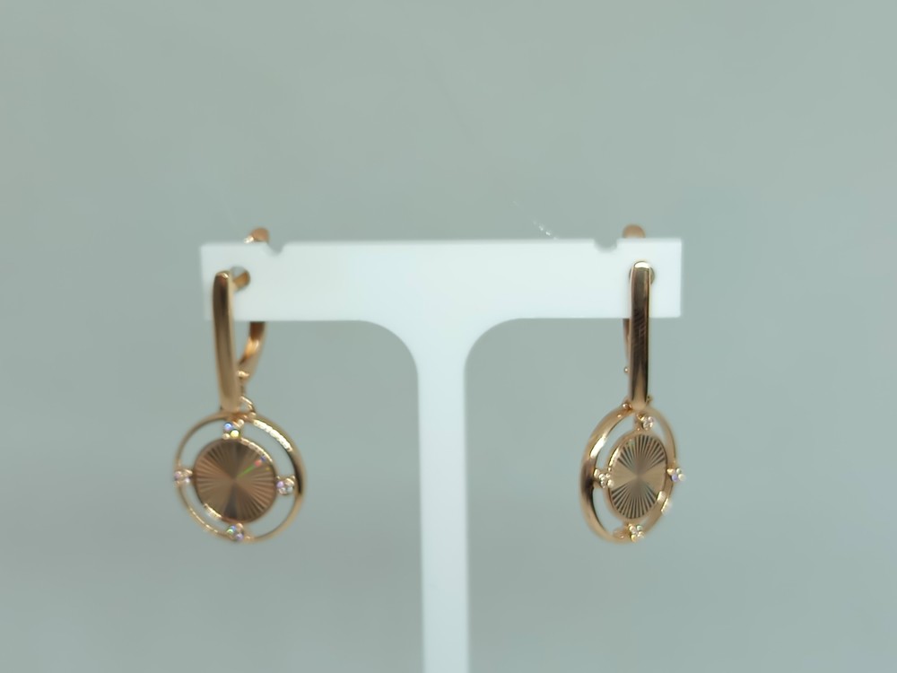 СЕРЬГИ С КАМНЯМИ (Au 585)