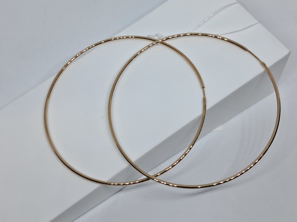 СЕРЬГИ КОНГО без камня (Au 585)