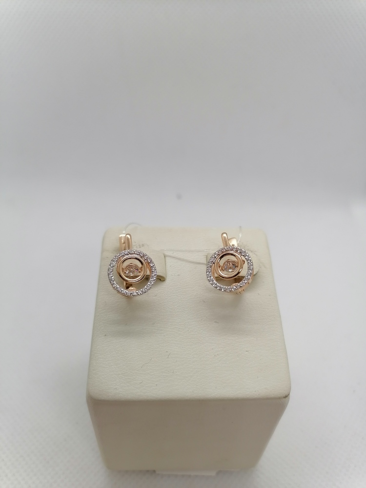 СЕРЬГИ С КАМНЯМИ (Au 585)