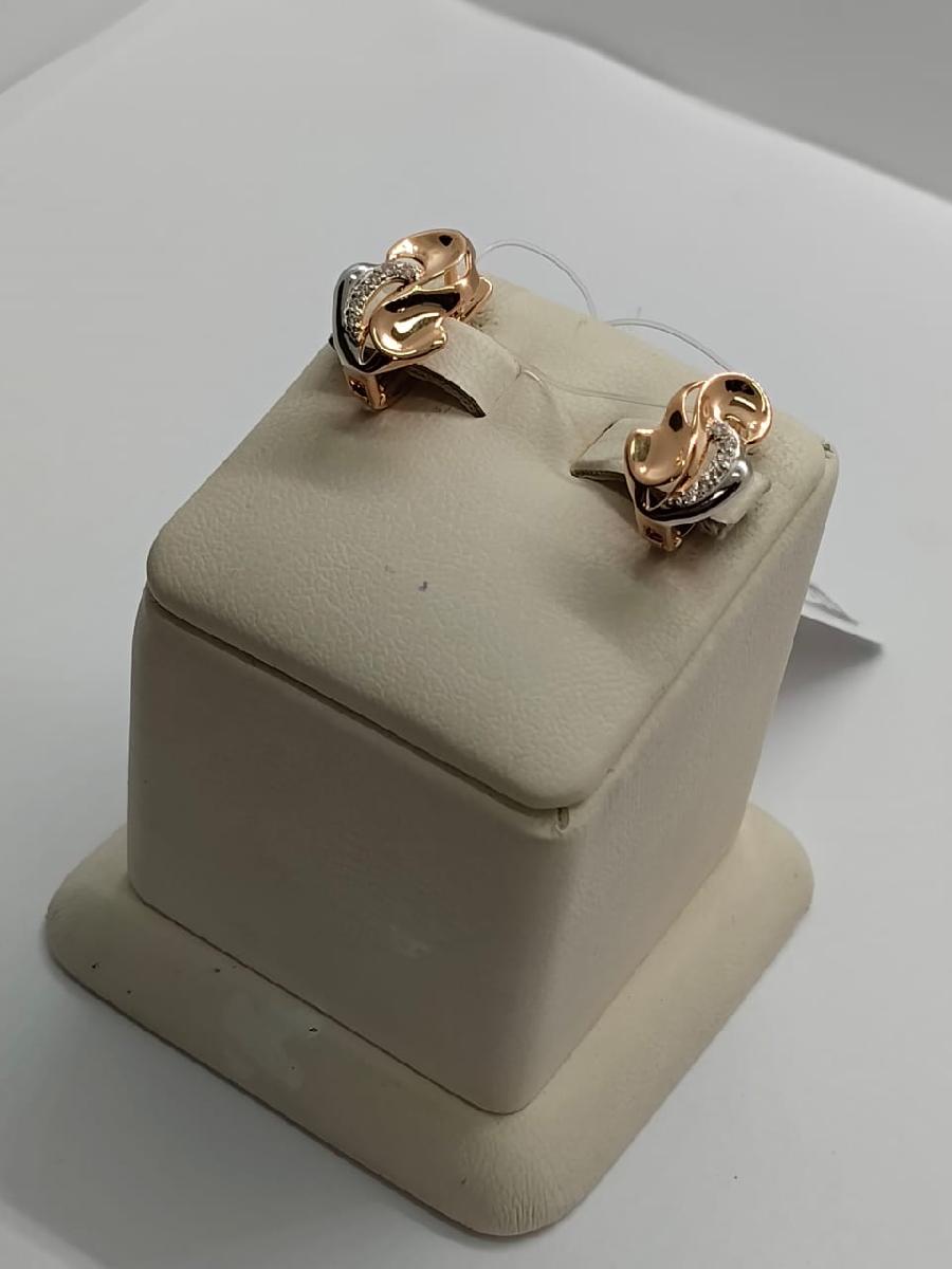 СЕРЬГИ С КАМНЯМИ (Au 585)