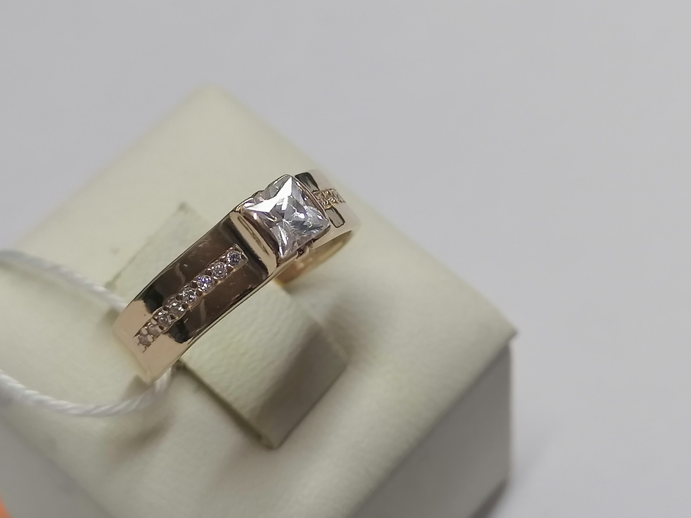 КОЛКМИ585 КОЛЬЦО С КАМНЯМИ (Au 585)