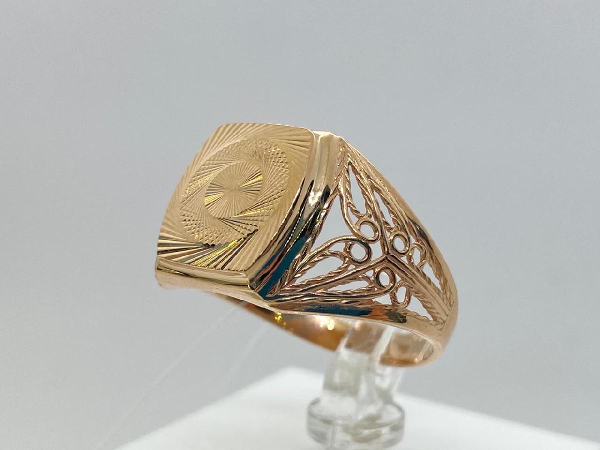 КОЛЬЦО ПЕЧАТКА без камня (Au 585)