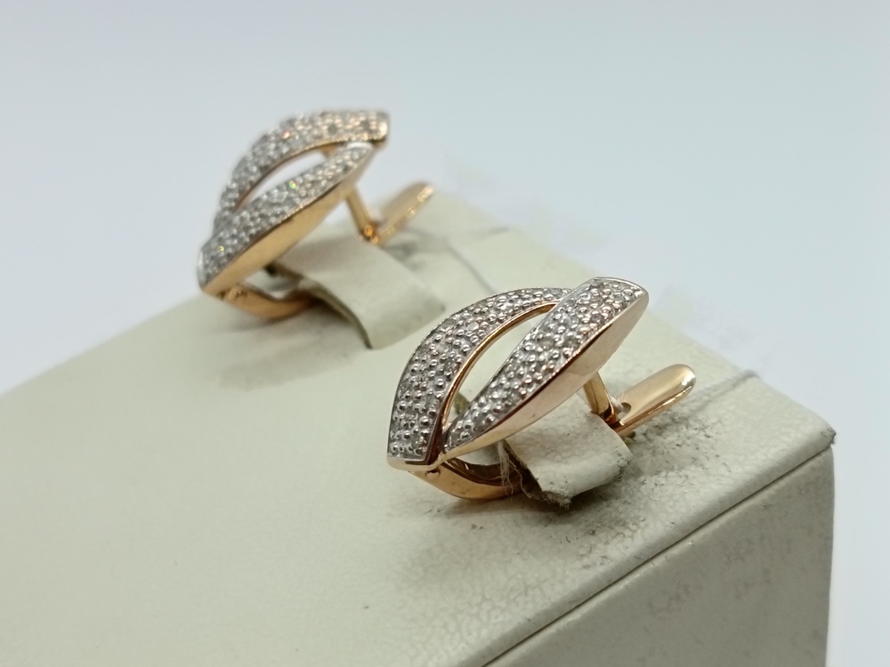 СЕРЬГИ БРИЛЛИАНТ (Au 585)