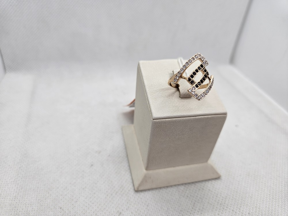 КОЛЬЦО С КАМНЯМИ (Au 585)