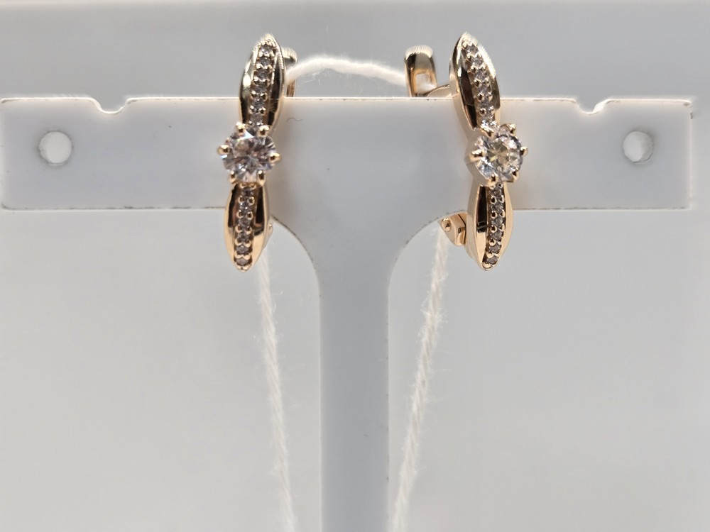 СЕРЬГИ С КАМНЯМИ (Au 585)