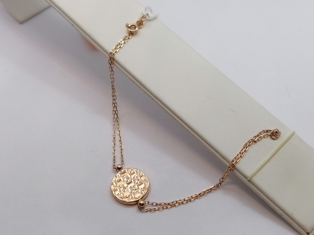 БРАСЛЕТ ПУСТОТЕЛЫЙ Фантазия Au 585