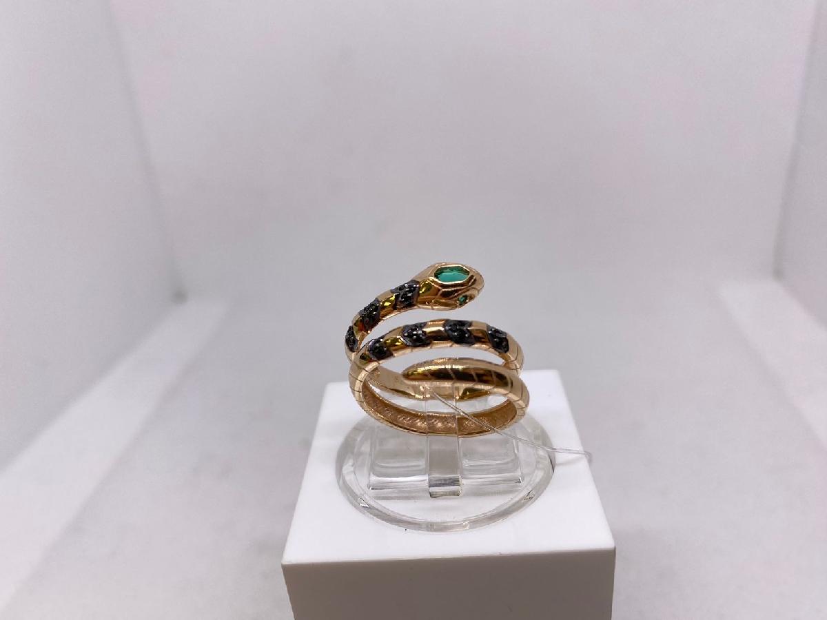 КОЛЬЦО С КАМНЯМИ (Au 585)