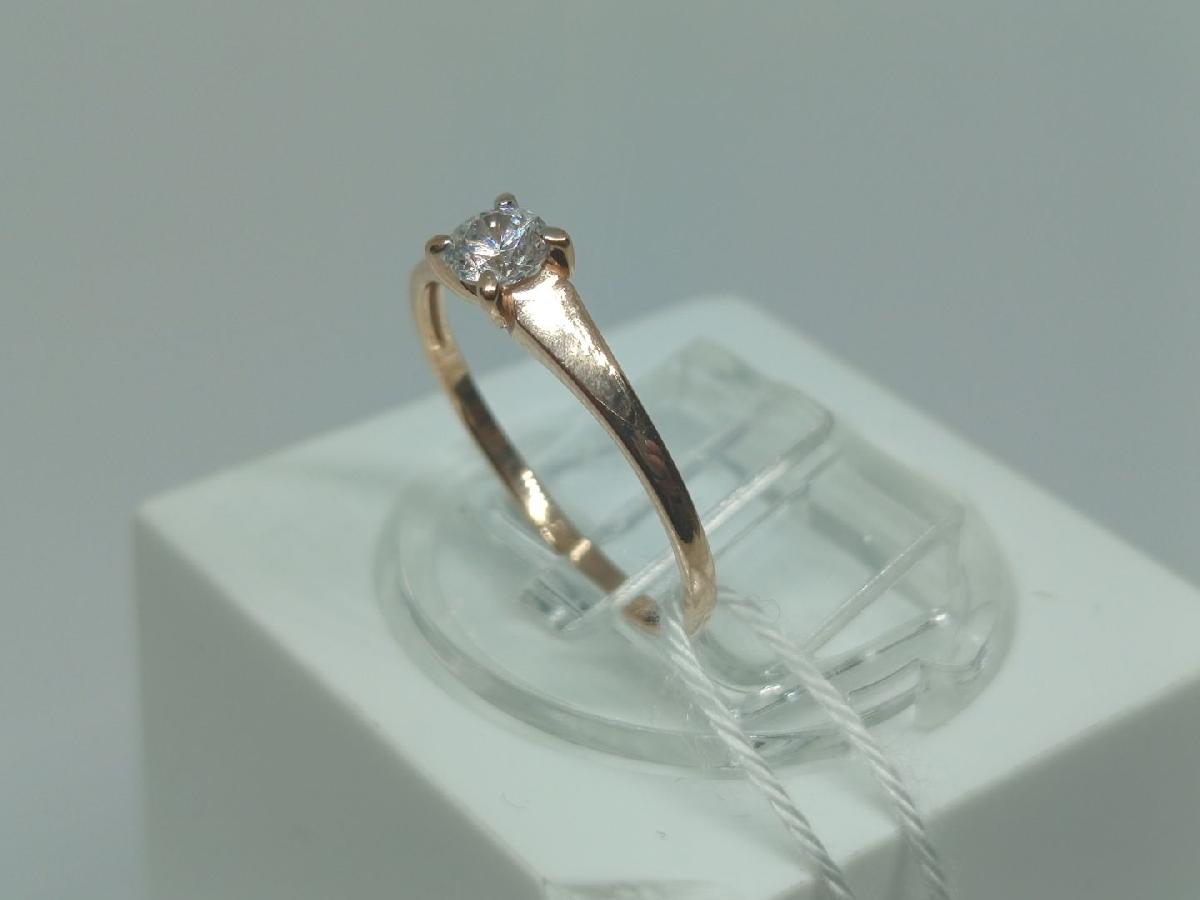 КОЛЬЦО С КАМНЕМ (Au 585)