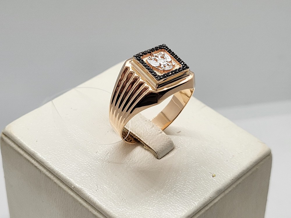 КОЛЬЦО С КАММНЯМИ (Au 585)