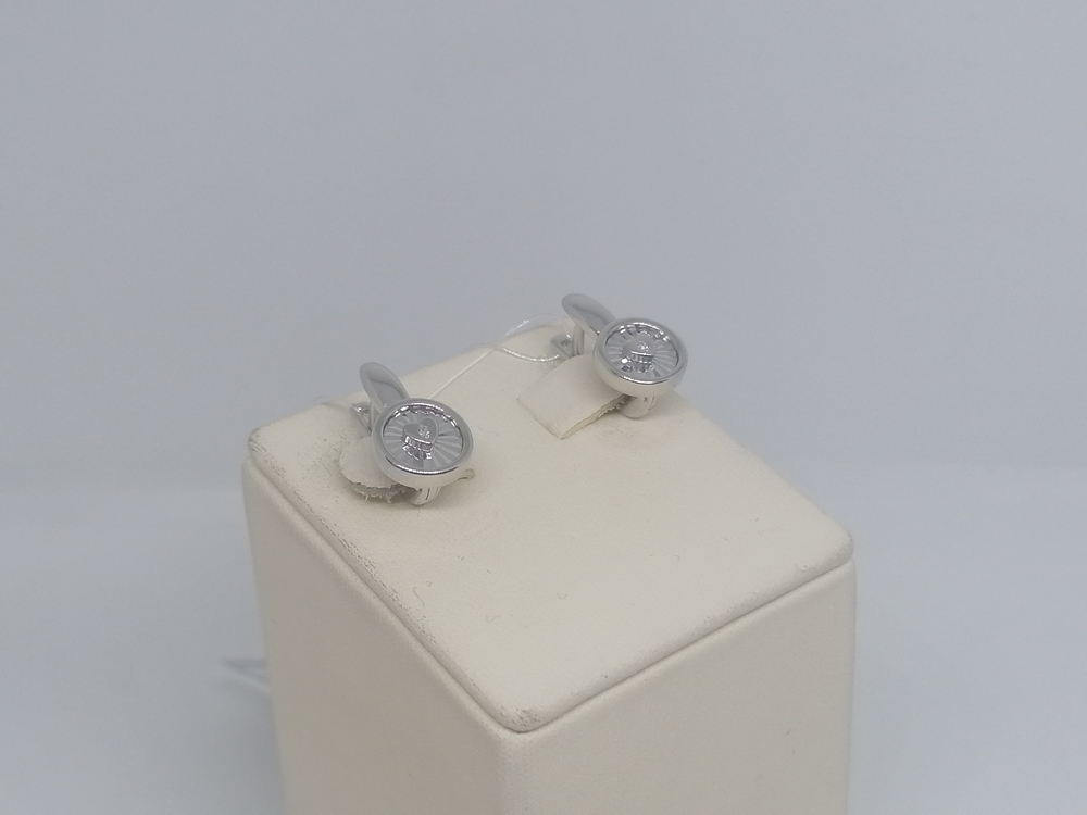 СЕРЬГИ БРИЛЛИАНТ (Ag 925)