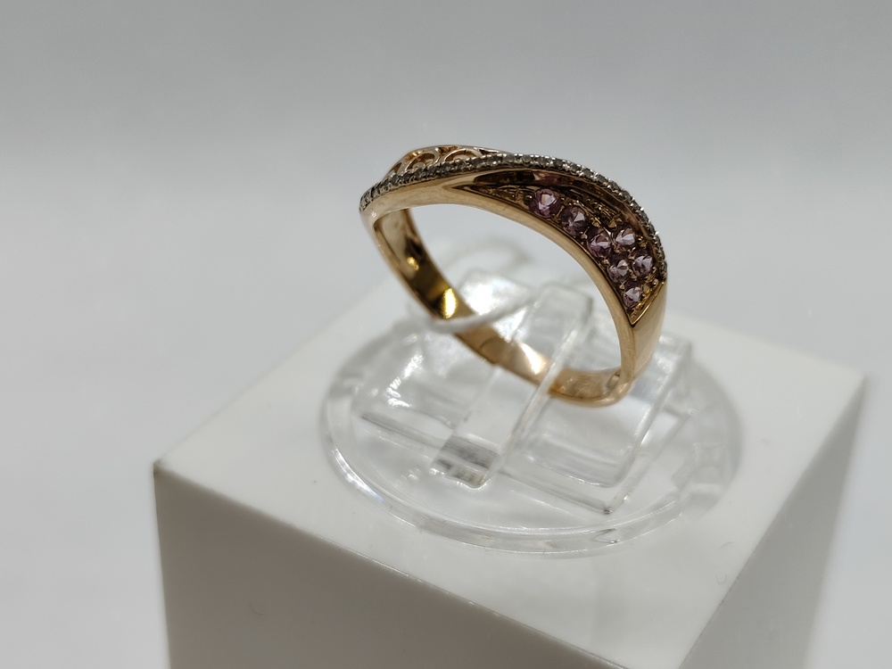 КОЛКМИ585 КОЛЬЦО С КАМНЯМИ (Au 585) КОЛКМИ585 КОЛЬЦО С КАМНЯМИ (Au 585)