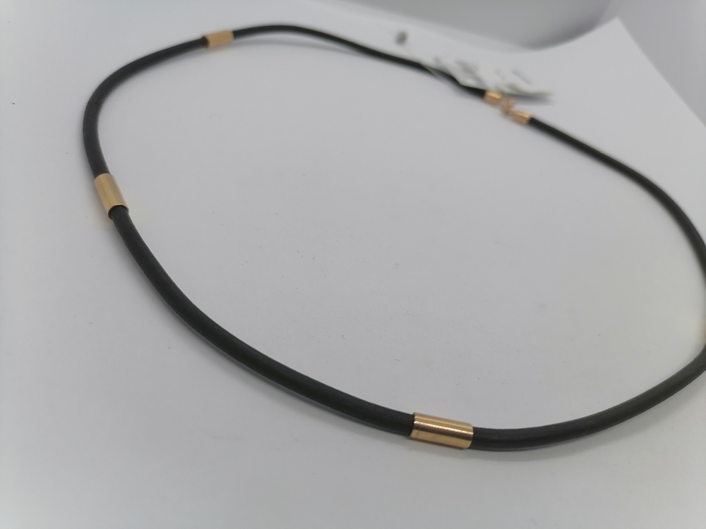 682КЖ-4 КОЛЬЕ КОЖА (Au 585)